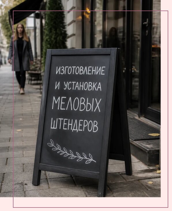 Меловые штендеры в Боре по цене от 6754 р. | Аванза-Бор